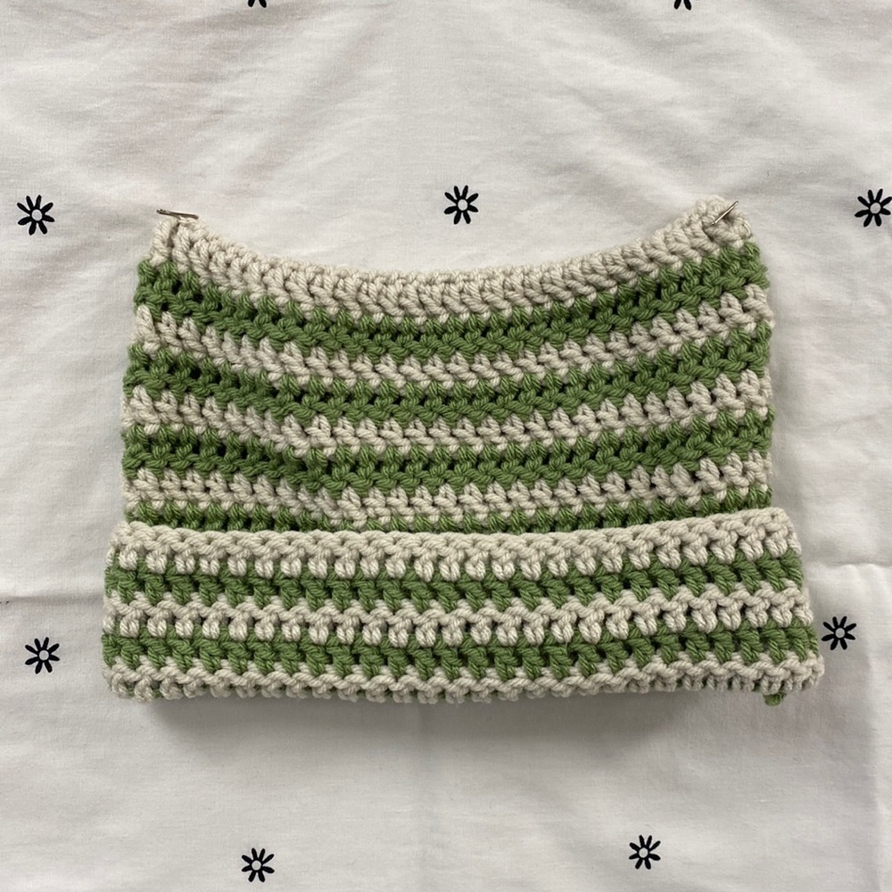 Crochet cat ear beanie